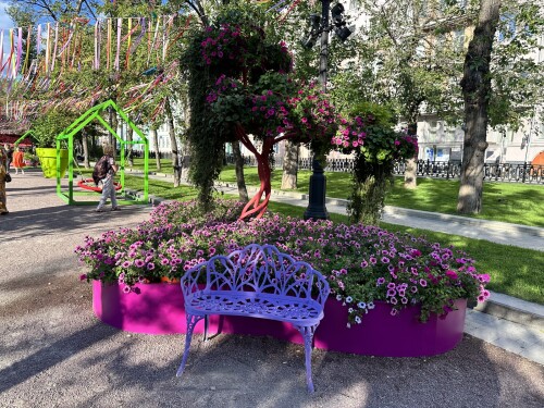 цветочный джем на Никитском бульваре